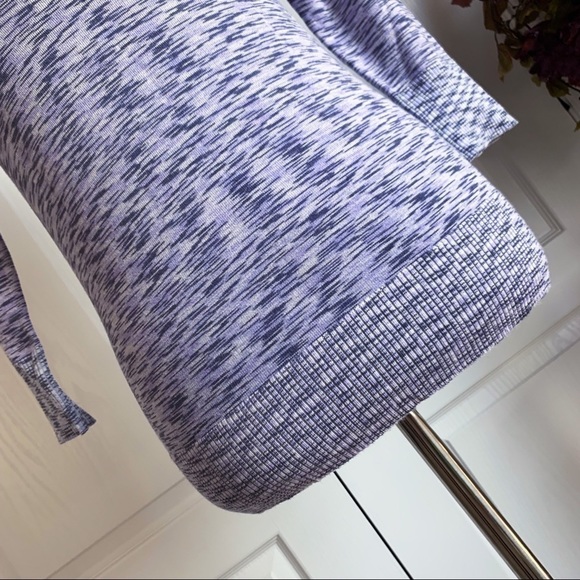 Apt. 9 Lavender Mock Neck Marbled Sweater Top - Picture 3 of 7